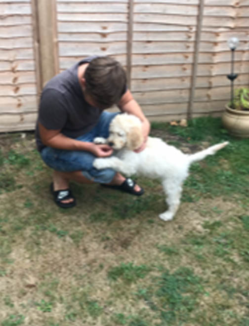 Charlie and dog